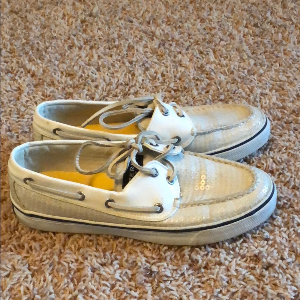 Sperry Topsiders- sequin